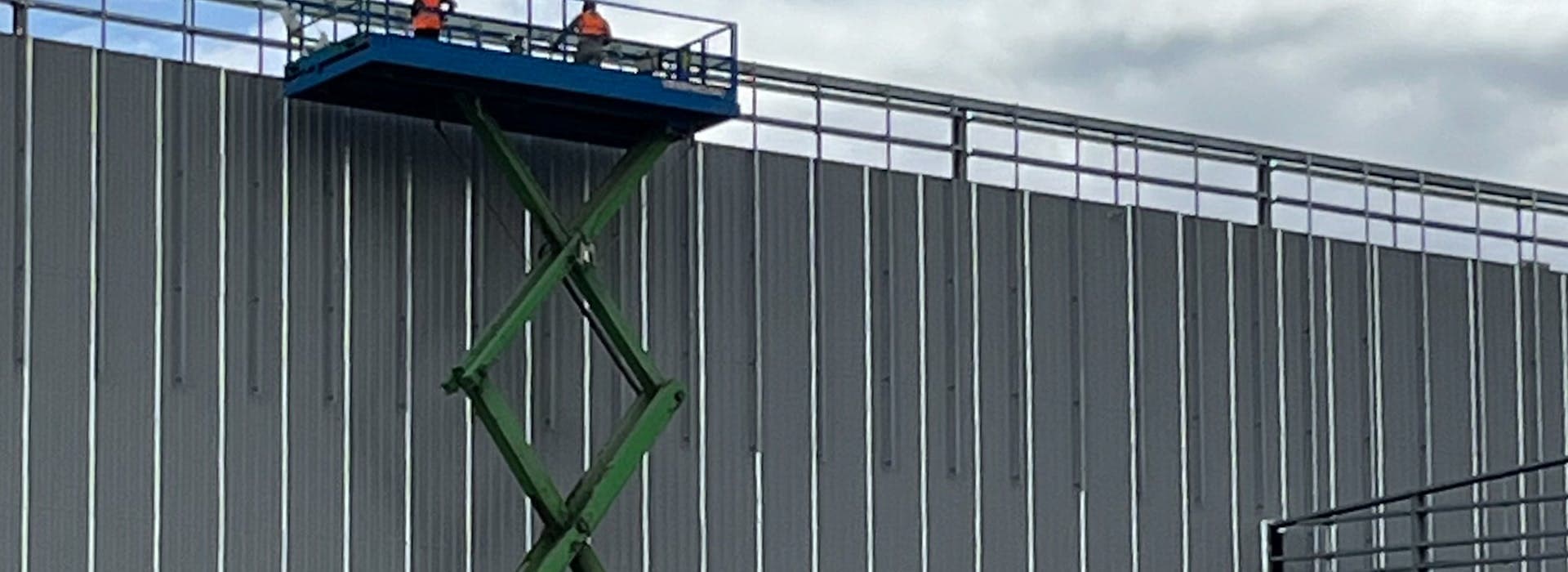 Water tank maintenance and structural upgrade works in progress